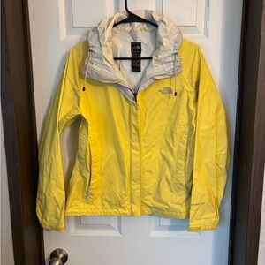 The North Face Light Yellow Hooded Jacket